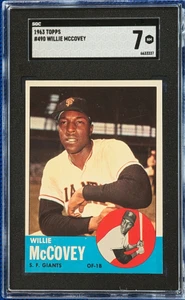 1963 Topps 490 Willie McCovey SGC 7