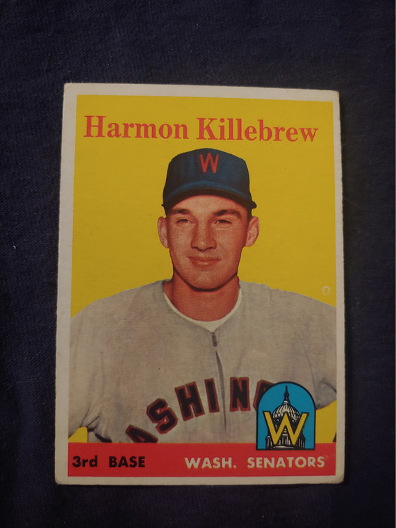 1958 Topps #288 Harmon Killebrew vg+