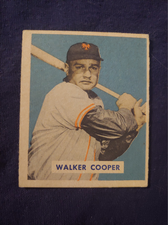 1949 Bowman #117 Walker Cooper vgex