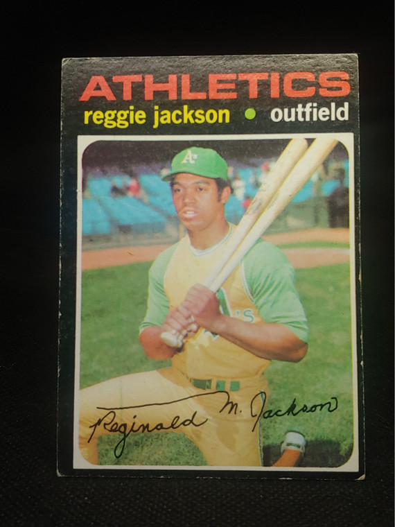 1971 Topps #20 Reggie Jackson vgex/ex