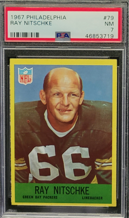 1967 Philadelphia #79 Ray Nitschke PSA 7