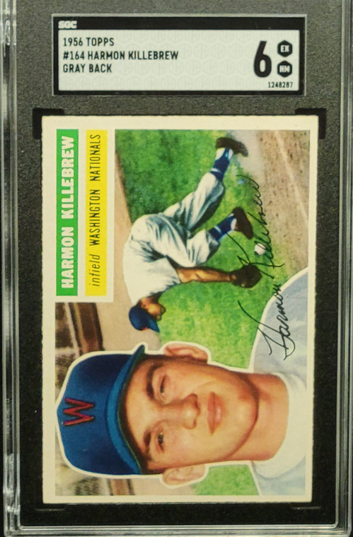 1956 Topps #164 Harmon Killebrew SGC 6