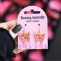 Flaming Butterfly Earrings
