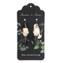 Resin Crow Skull Earrings