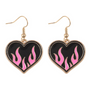 Burning Heart Earrings
