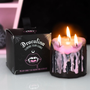 Small Pink Vampire Tears Pillar Candle
