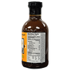 Nutrition Facts on a bottle of Bash Brothers Honey Jalapeno BBQ Sauce