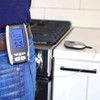 The Wireless Thermometer-Timer remote in use