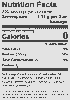 Nutritional Label