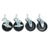 Caster Set for Wire Shelving