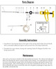 Parts Diagram, Assembly Instructions, and Maintenance Notes for an Automatic Syringe Injector