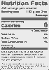 Nutritional Label