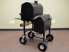 Angled view of an ABS All-Star Smoker/Grill (10" wheels)