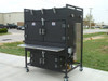 Front view of the ABS Smokehouse 6042 with Gas Burner