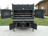 View inside the ABS Smokehouse 6042 with Gas Burner