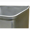 The reinforced top rim on a 600 lb. Dump Buggy