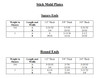 Stick Mold Plate Chart