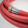 A close-up on one of the ends of a Wingfoot Washdown Hose