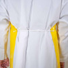 Back view of a yellow apron