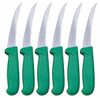 Green Curved Standard Cozzini Boning Knives