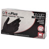 A box of 100 Black Nitrile Gloves