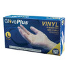 A box of 100 Vinyl Disposable Gloves