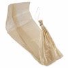A 1.5 in x 12 in Clear Pre-Stuck Fibrous Casing