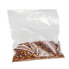 Freezer bag filled with red pepper flakes