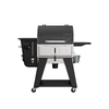A front shot of the Camp Chef Woodwind Pro 24 Wifi Pellet Grill on a white background with its lid closed