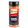 A shaker of Venison Marinade from Excalibur