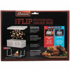 Back of the box for The Flip Professional Smoke Box
