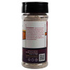 The back of a shaker of Maple Leaf Whiskey Rub from Excalibur, including an ingredient list