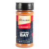 A shaker of Captains Bay Seasoning from Excalibur