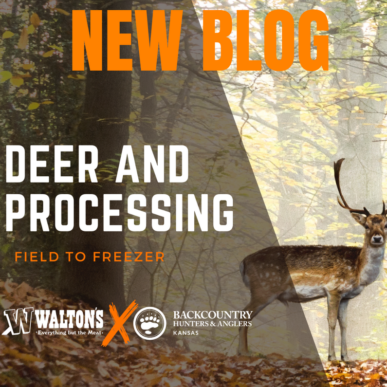 Deer and Processing With Kansas BHA Field To Freezer Walton's
