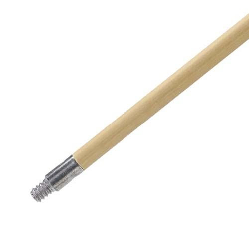 Metal Tip Wood Broom Handle (60")