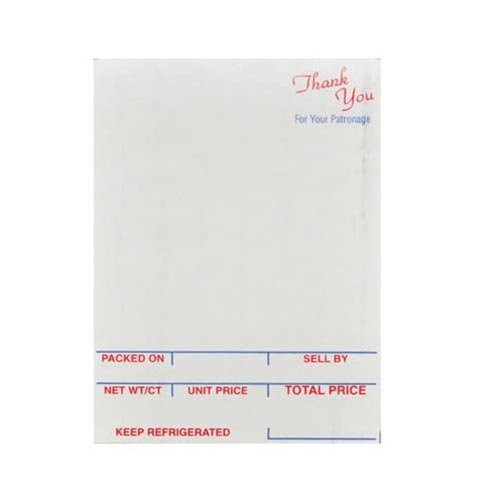Hobart SP-80/SP-1500 Style K Thermal labels (2.25" x 3")