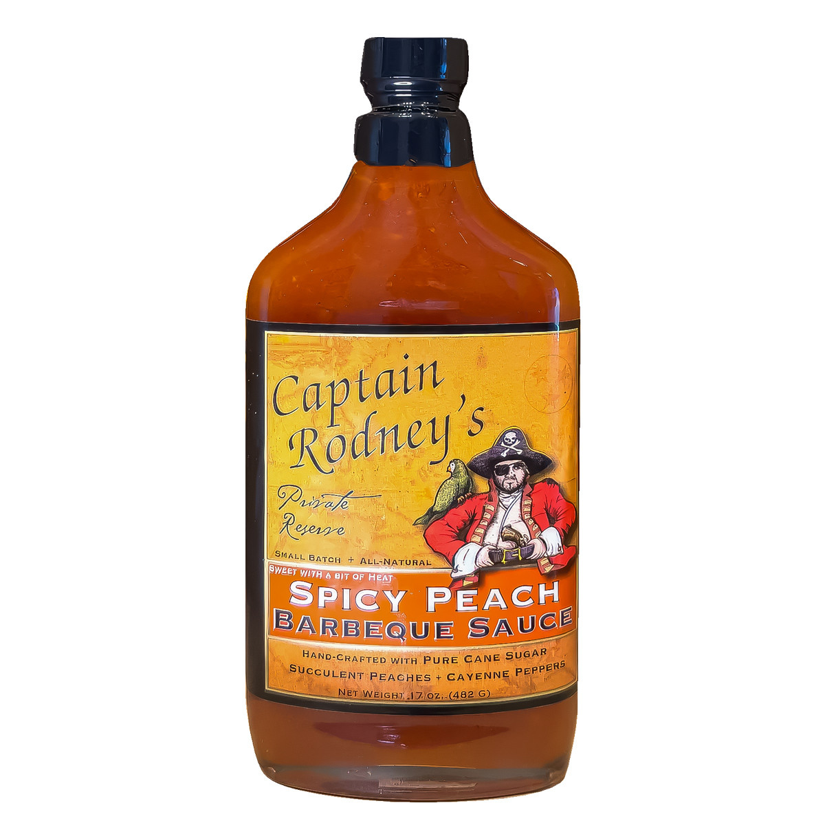 Captain Rodney's Spicy Peach BBQ Sauce - Walton's