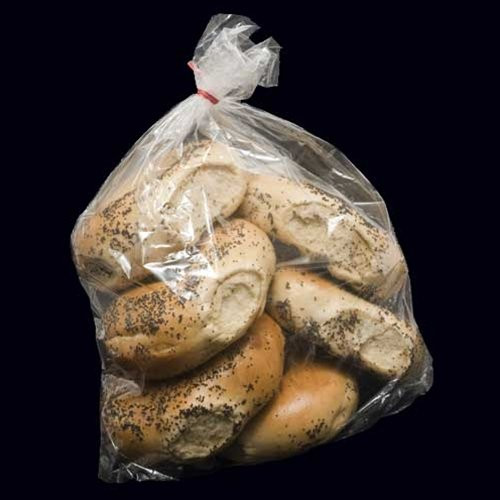 Flat Poly Bag in use