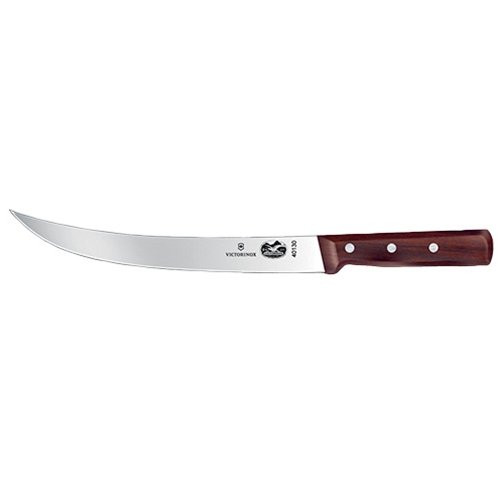 Wood Handle Breaking Knife (10")