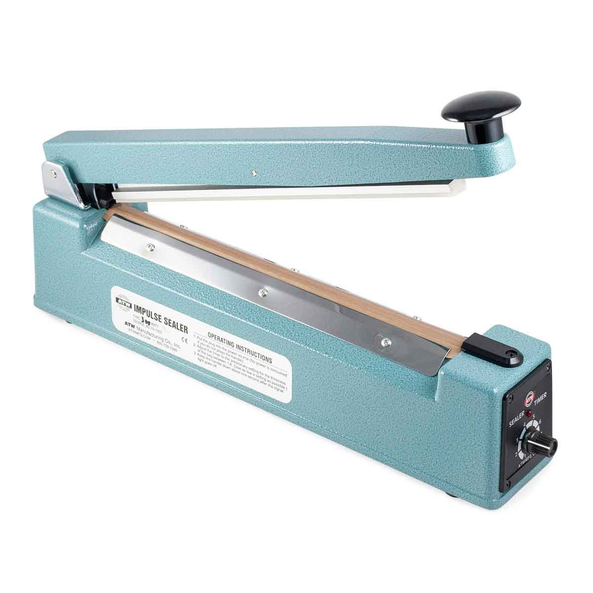 Full view of the 12" Impulse Sealer