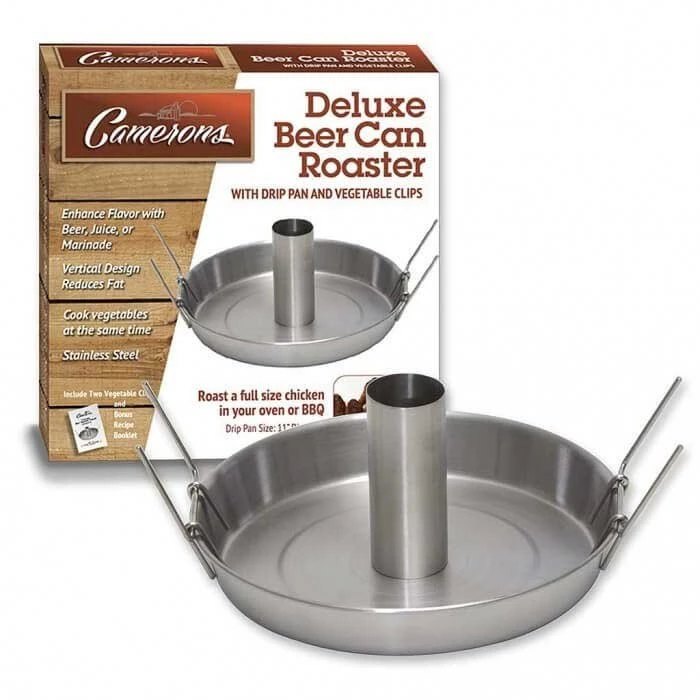 Deluxe Beer Can Roaster with the box