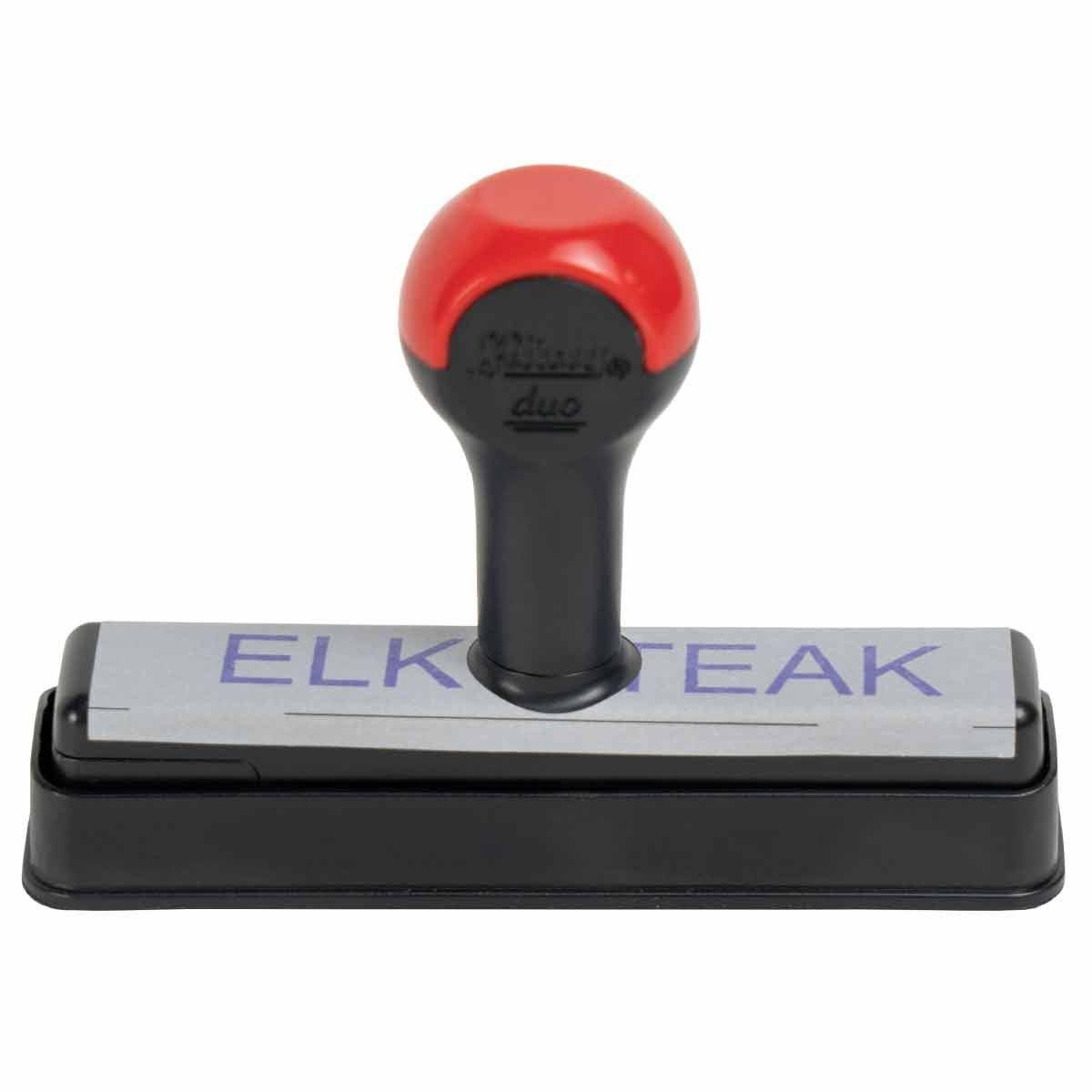 3/8" Hand Stamp labeled "ELK STEAK"