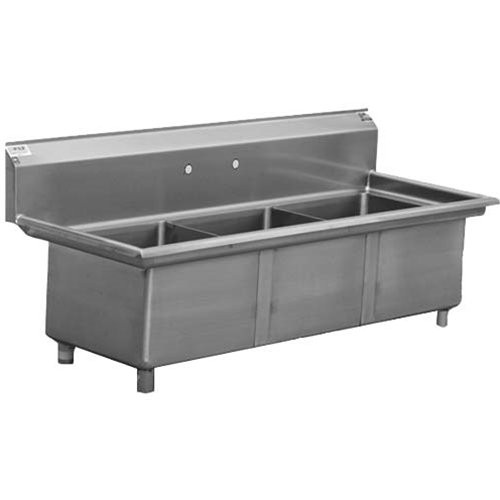 3 Compartment Sink (18" x 18")