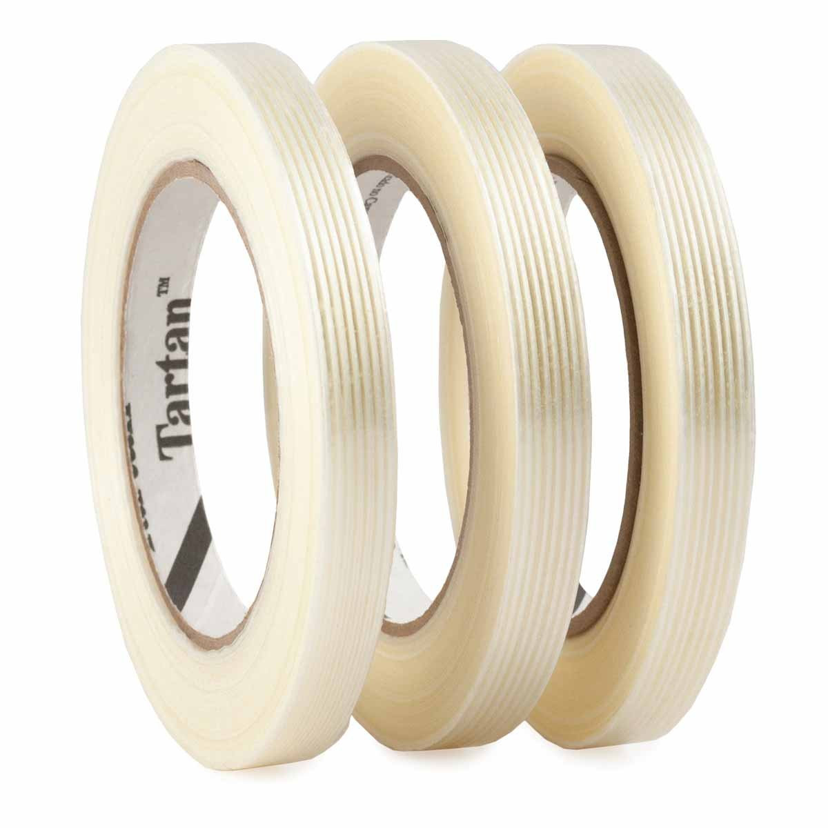 3 rolls of Filament Tape (18mm x 55m)