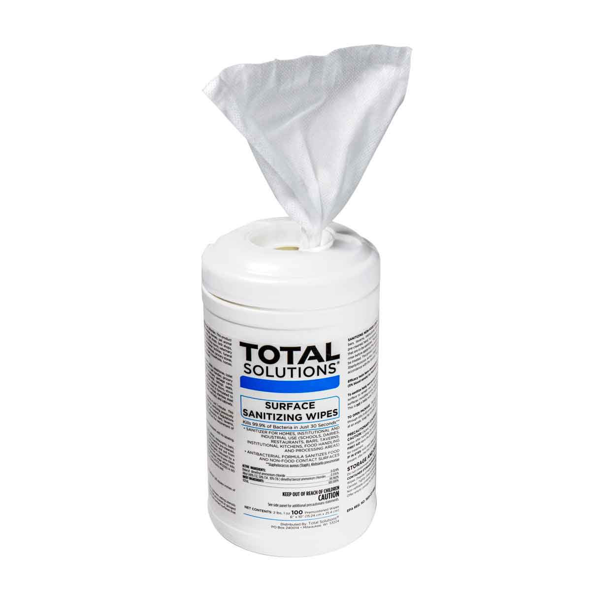 Food contact wipes