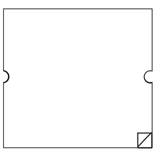 Side Notch Two Ply Patty Paper (5.5" x 5.5")