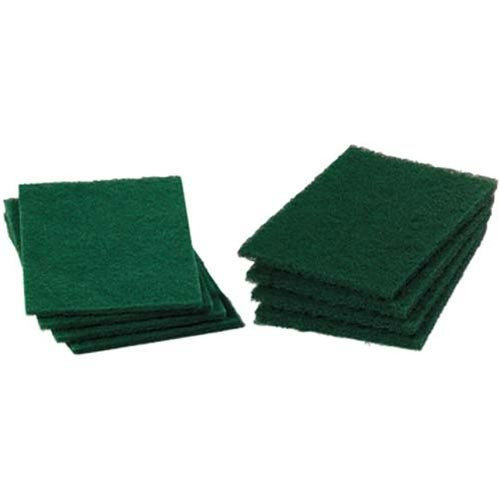 Green Heavy-Duty Cleaning Pad (6" x 9")