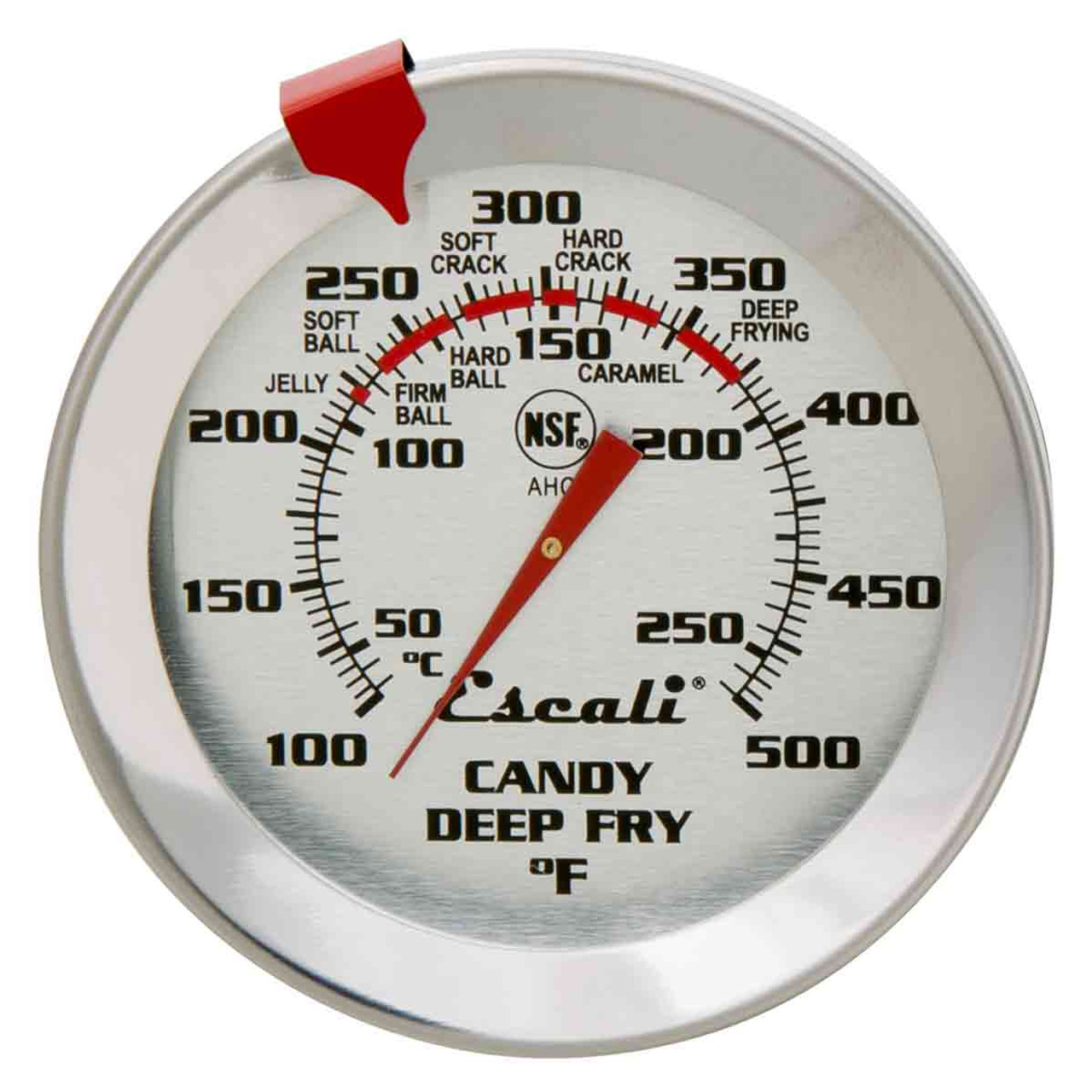 Taylor Candy & Deep Fry Thermometer, Dial, Stainless Steel, 2-1/2-In.