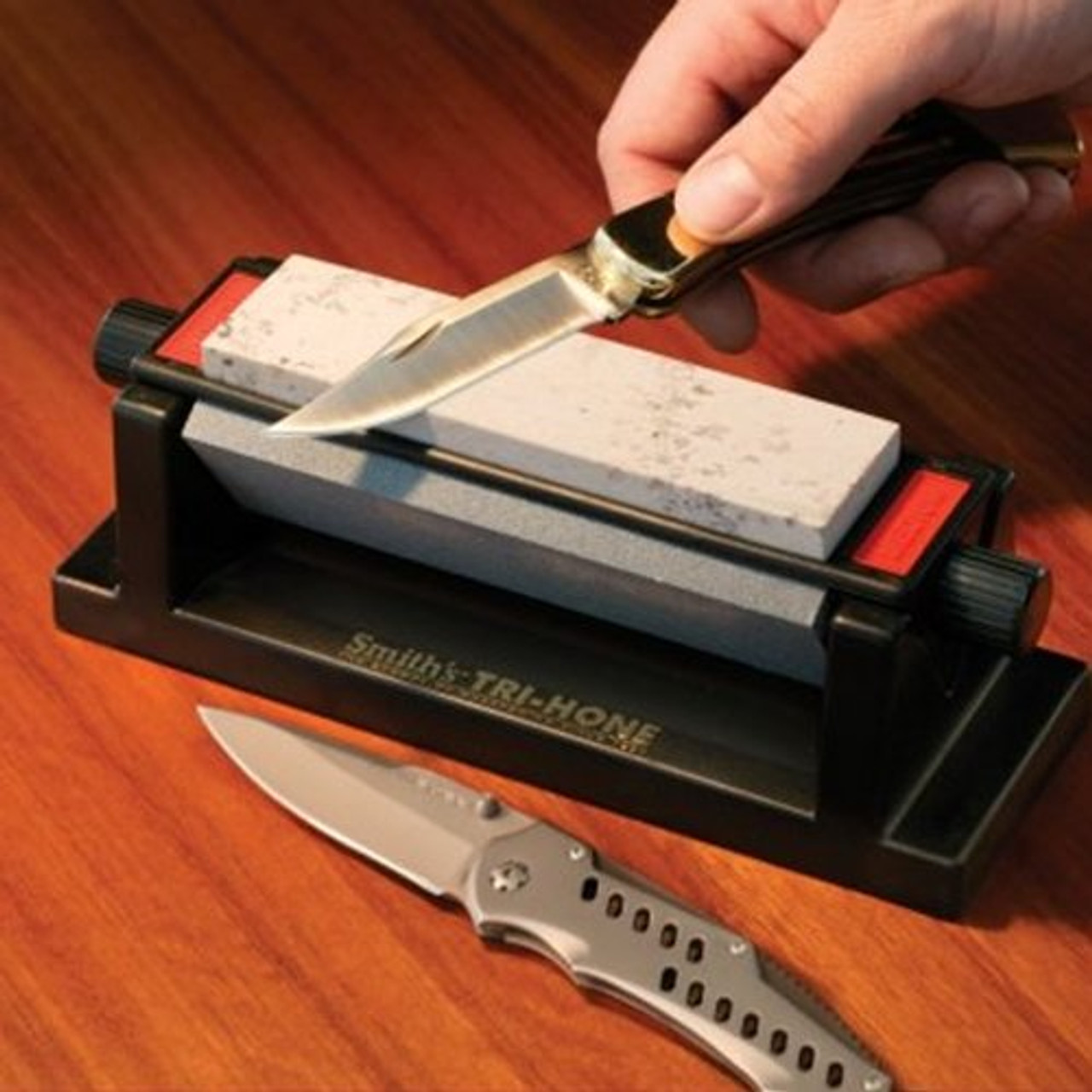 Smith's TRI-6 Arkansas TRI-HONE Sharpening Stones System