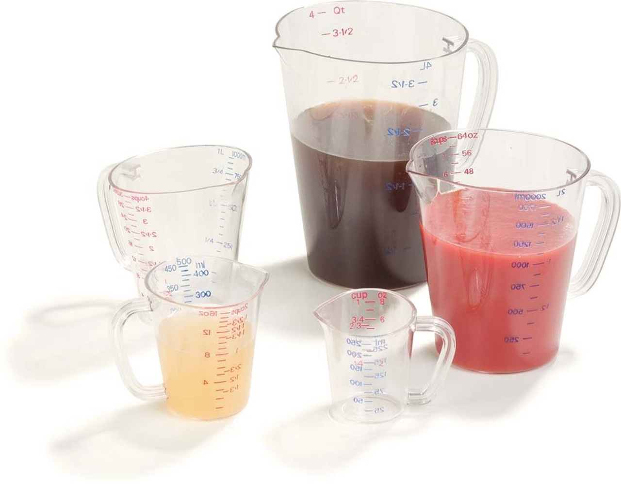 Mueller International Clear Measuring Cup Set – Two Piece Set 4 Cups/30 oz  & 2 Cups/16 oz, Liquid and Dry Measuring Cups, Shutter-proof, European Made